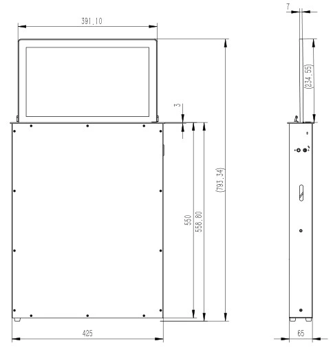 Monitor Lift Conference Display Solution - Mf Series Motorized Retractable Monitor