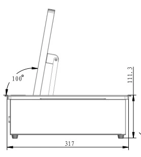 Ultrathin Smart Electric LCD Monitor for Conference System