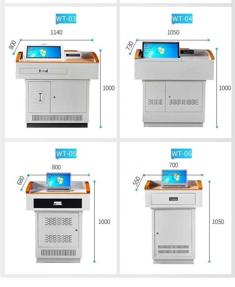 Classroom Projection Teacher Digital Podium Multimedia Platform Class Smart Lectern Teaching Educational Equipment