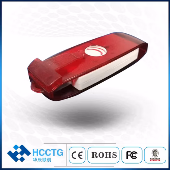 Leitor NFC de cartão IC de 13,56 MHz Leitor RFID Escritor Tipo C Programador de cartão inteligente (DCR37)