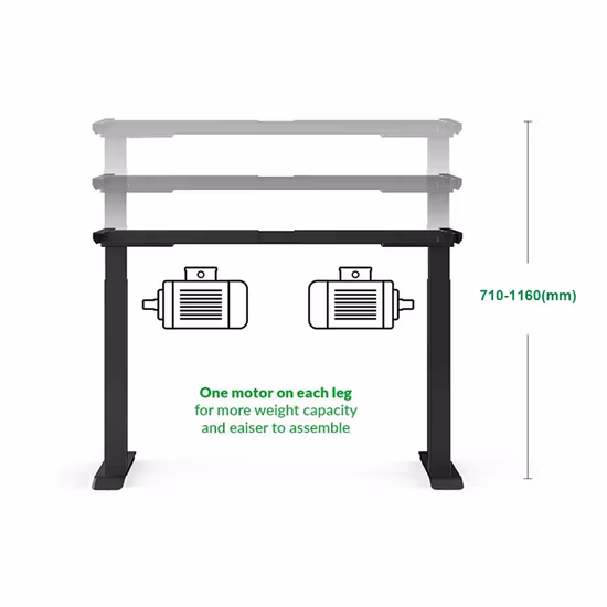 Ergoseatings Ergonômico Inteligente Inteligente Autônomo Uplift Mesa Permanente