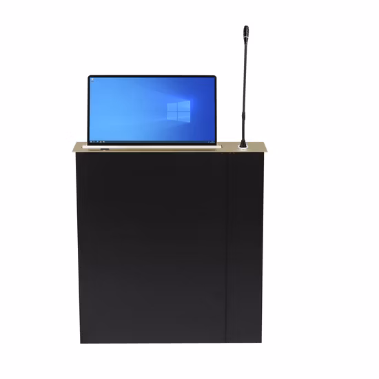 Elevador de monitor motorizado inteligente com flip